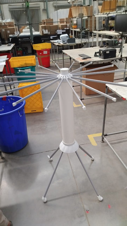 4-Layer Foldable 360° Rotating Clothe Drying Rack