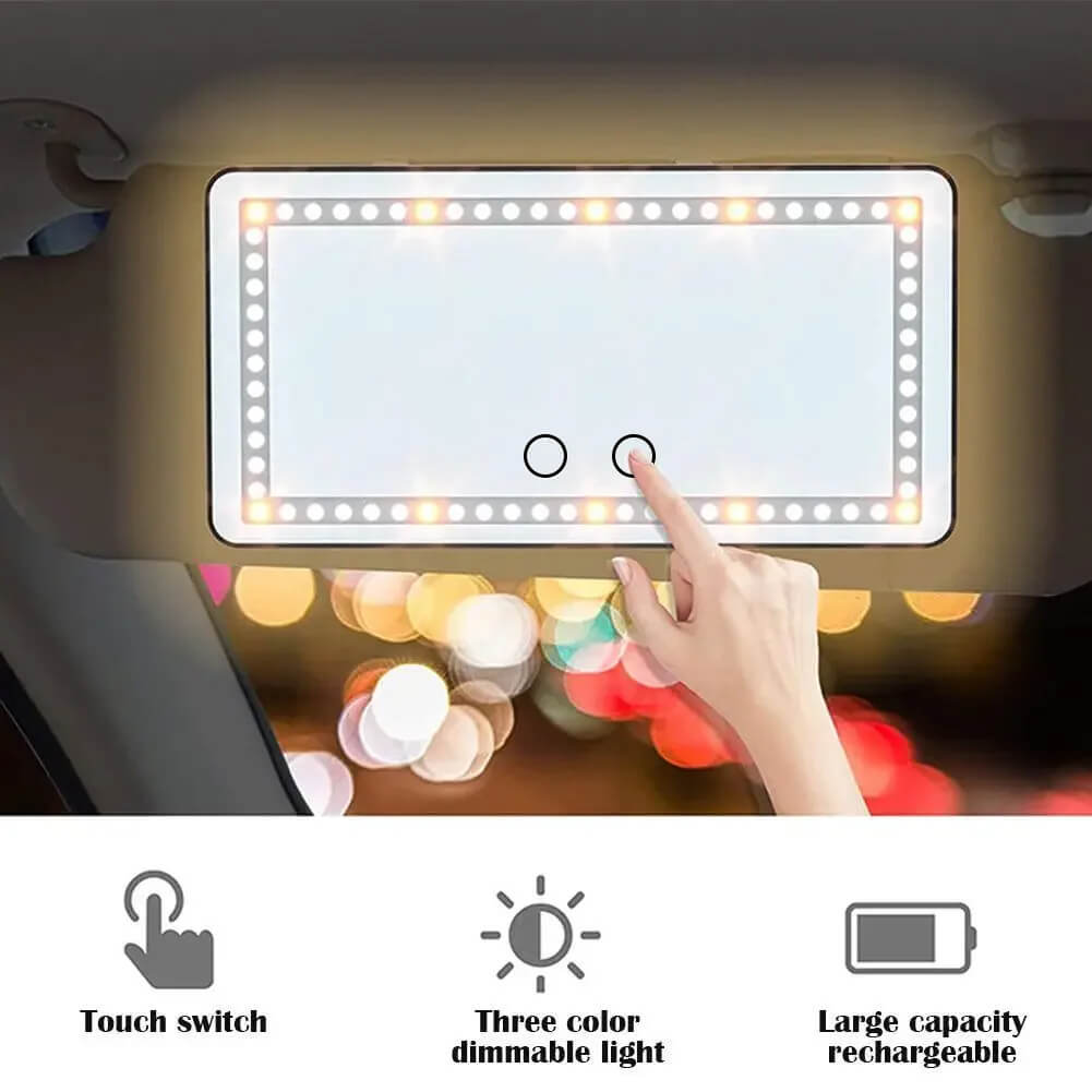Car Sun Visor Makeup Mirror