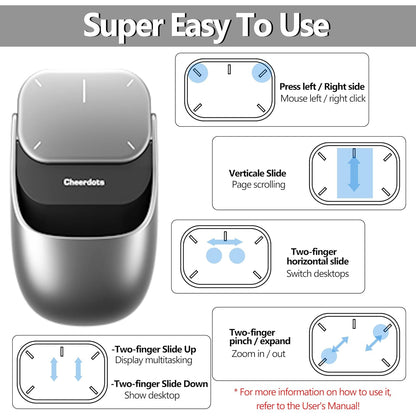 Magnetic Wireless Mouse With Recorder