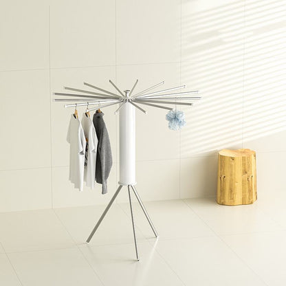 4-Layer Foldable 360° Rotating Clothe Drying Rack