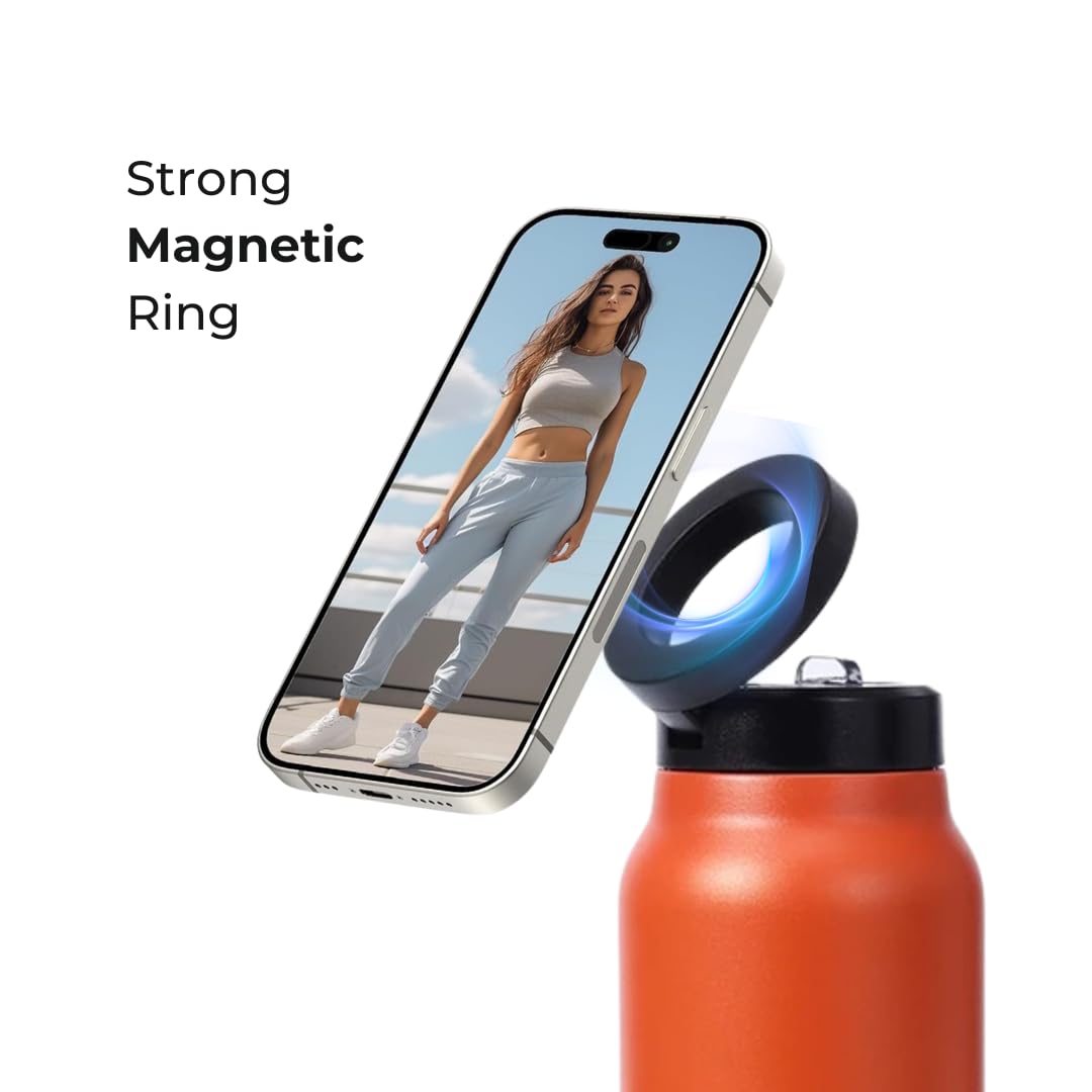 Magnetic Water Bottle & Phone Holder