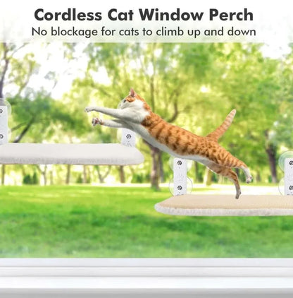 Foldable Cat Window Padded Perch