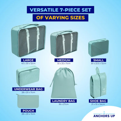 7-Piece Travel Organizer Packing Cube