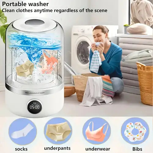 Portable Washing Machine (1.5L) Digital Display
