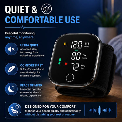 Rechargeable Wrist Blood Pressure Monitor Device