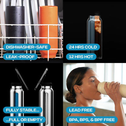 Magnetic Water Bottle & Phone Holder