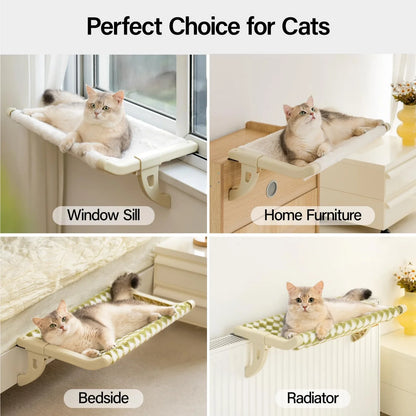 Foldable Cat Window Padded Perch