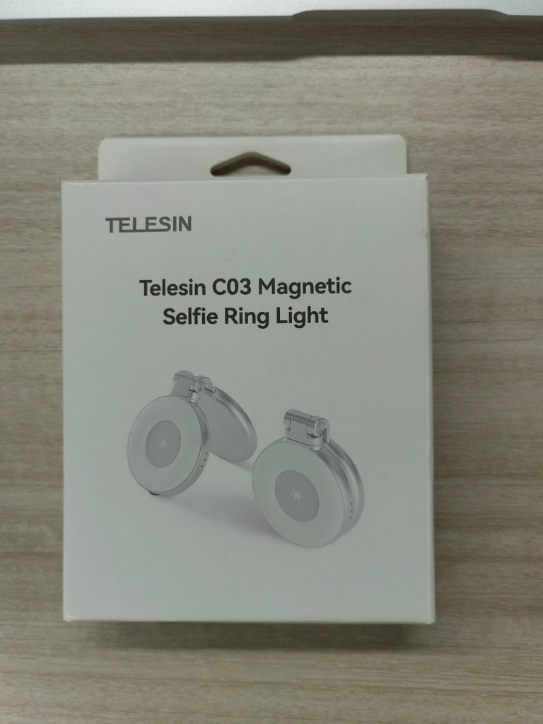 Built-In Mirror Magnetic Selfie Ring Light