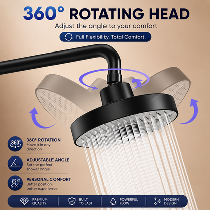 5 Mode Rain Shower Head