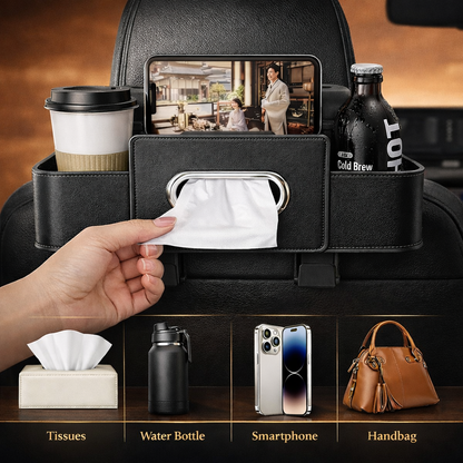 Car Multi-Function Backrest Storage Box