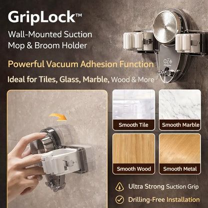 Wall Mount Mop Grippers