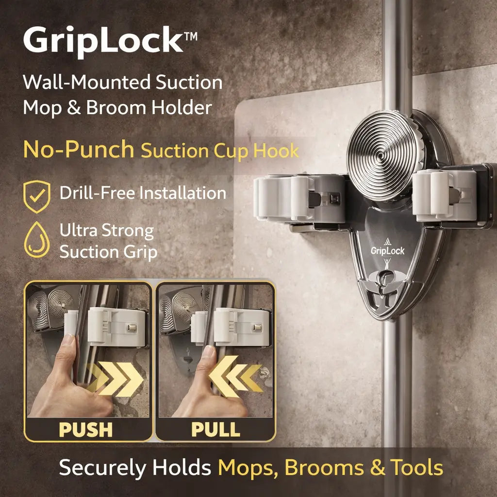 Wall Mount Mop Grippers