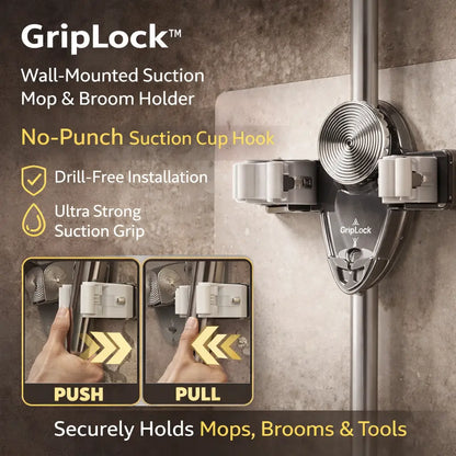 Wall Mount Mop Grippers