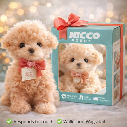 Plush Puppy Robot Toys | Walks, Barks, Shake Tail