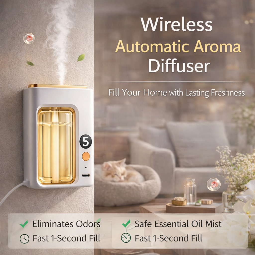 Automatic Wall-Mounted Aroma Diffuser
