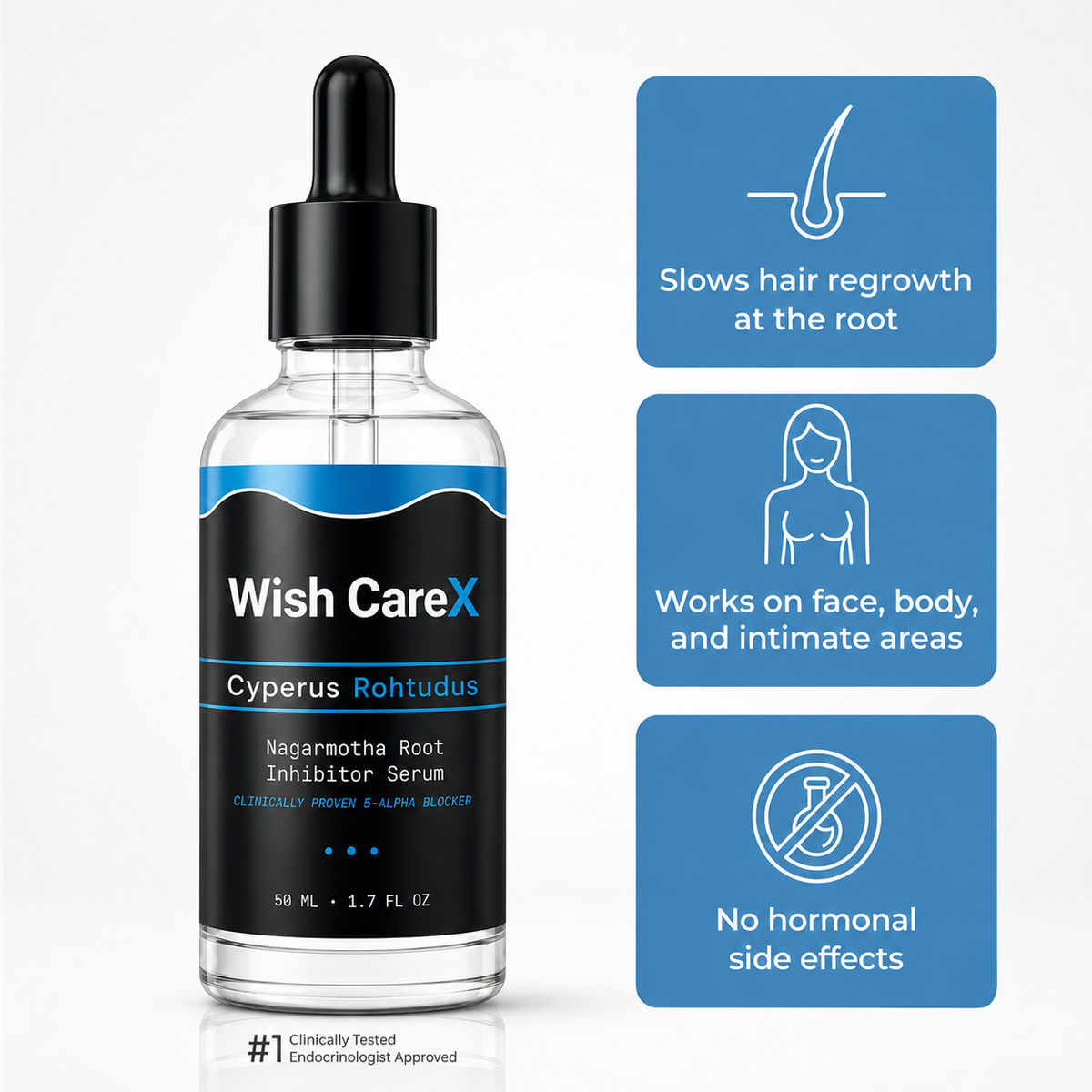 Cyperus Rotundus Hair Removal Oil | Buy1 Get1 Free