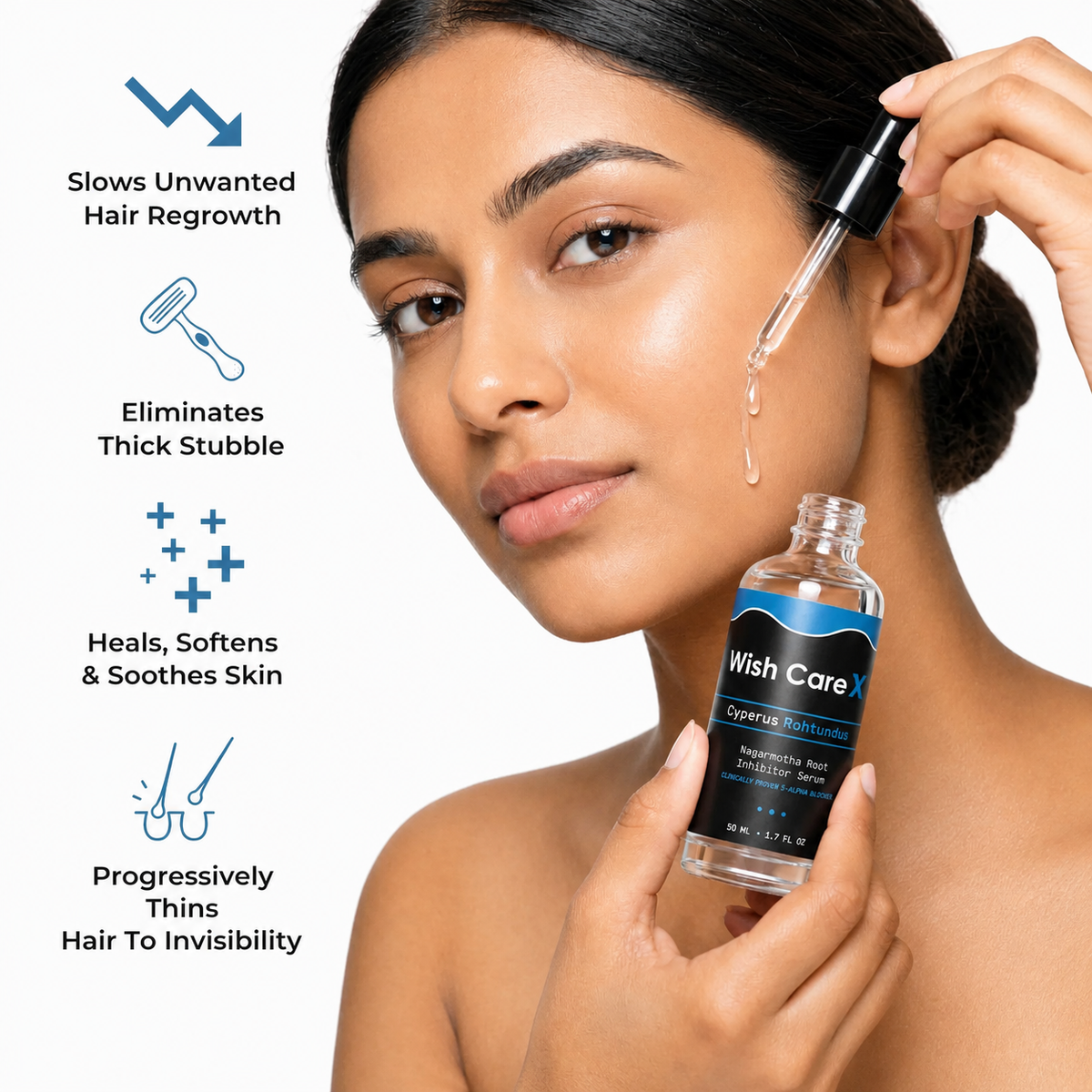 Cyperus Rotundus Hair Removal Oil | Buy1 Get1 Free