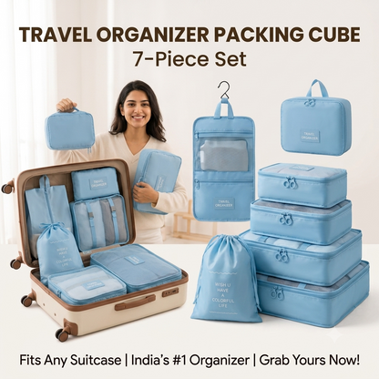 7-Piece Travel Organizer Packing Cube