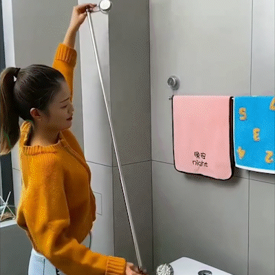 360° Rotating Retractable Towel & Shoe Rack