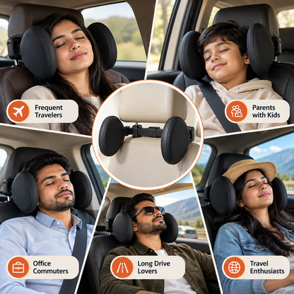 Adjustable Car Headrest Pillow