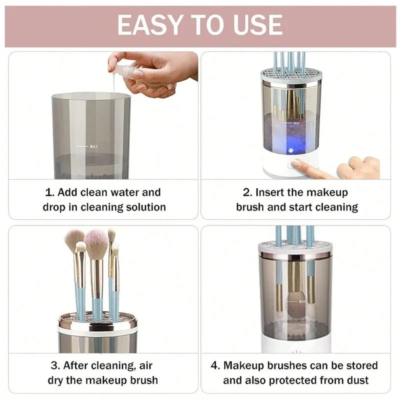 2 In 1 Makeup Brush Cleaner Machine
