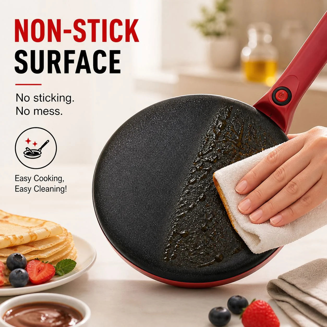 Automatic Pancake, Crepe & Dosa Maker