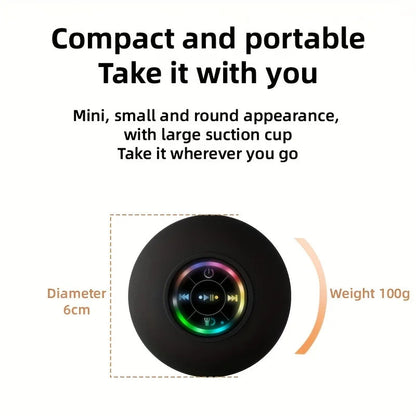 Waterproof Bluetooth Speaker Suction Cup