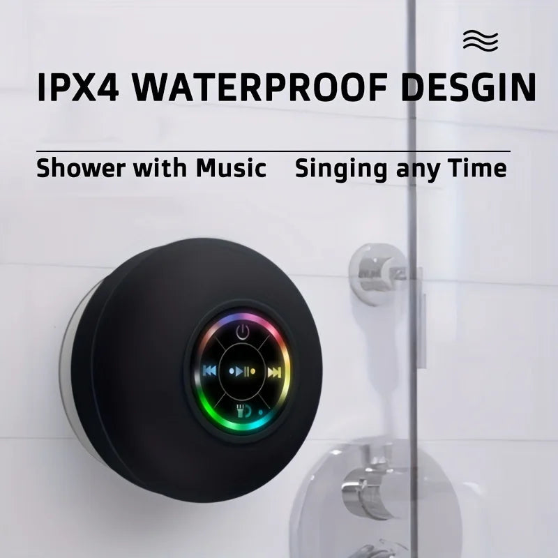Waterproof Bluetooth Speaker Suction Cup