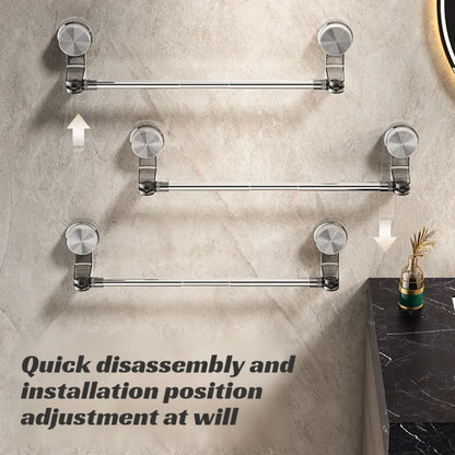 360° Rotating Retractable Towel & Shoe Rack