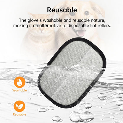 2-in-1 Pet Grooming & Hair Removal Gloves