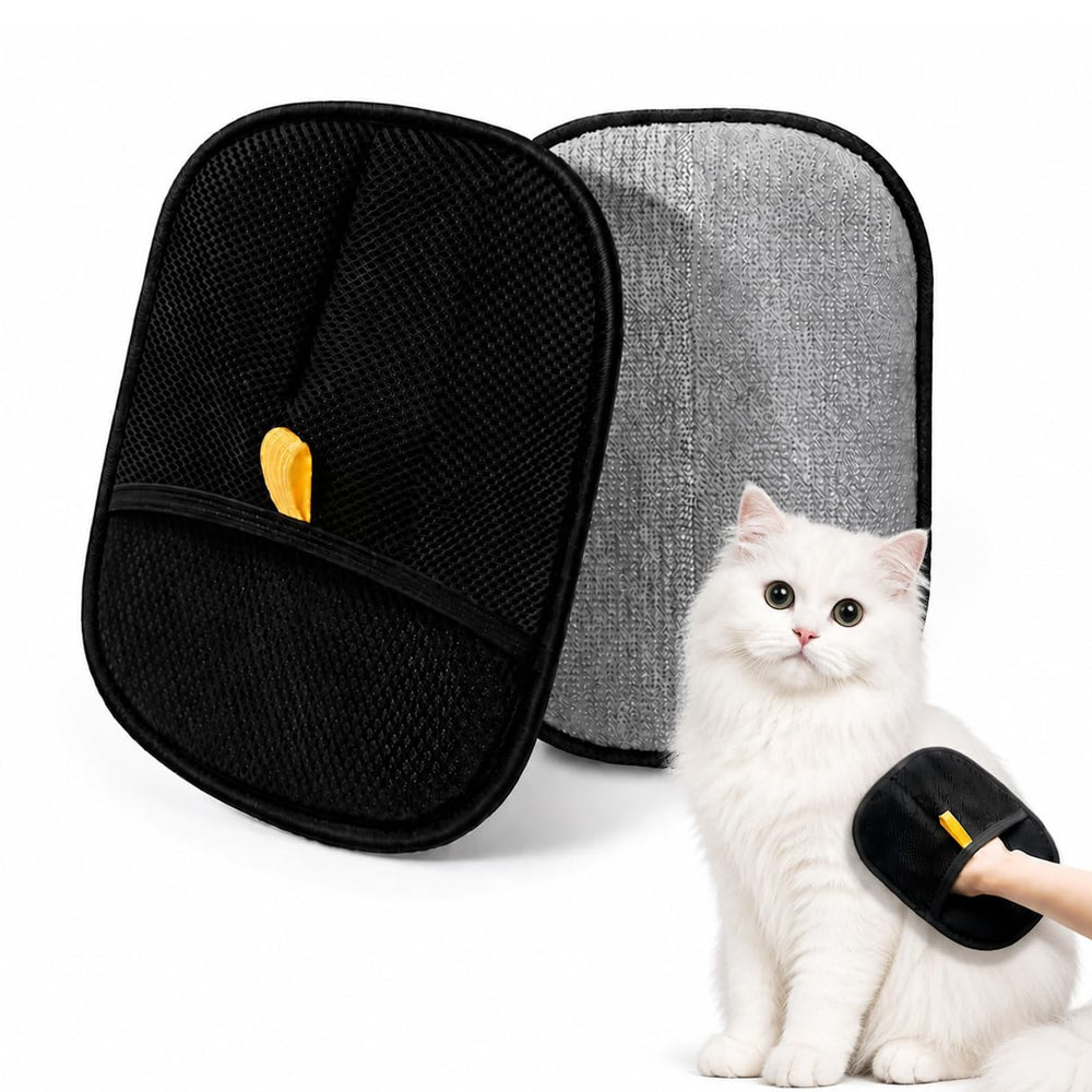2-in-1 Pet Grooming & Hair Removal Gloves