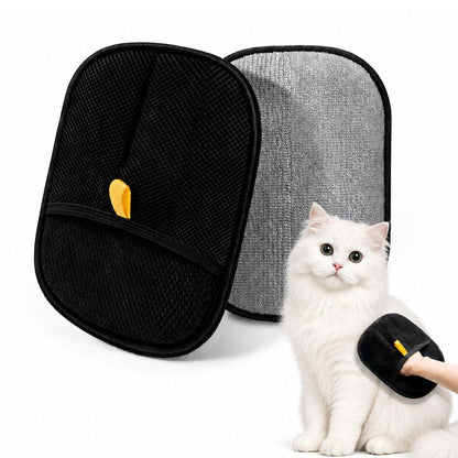 2-in-1 Pet Grooming & Hair Removal Gloves